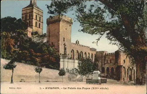 Avignon Vaucluse Palais des Papes XIV siecle Kat. Avignon