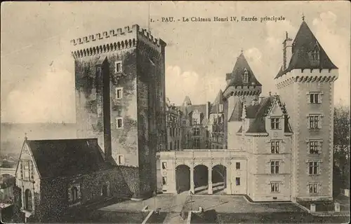 Pau Chateau Henri IV Kat. Pau