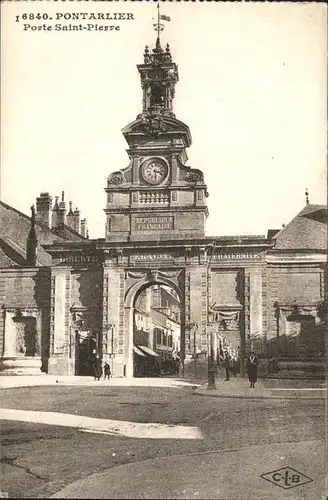 Pontarlier Doubs Porte Saint Pierre Kat. Pontarlier