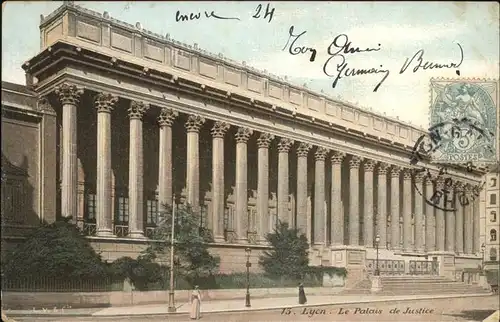 Lyon France Palais de Justice Kat. Lyon