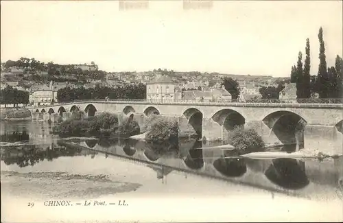 Chinon Indre et Loire Le Pont Kat. Chinon