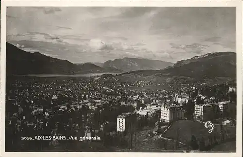 Aix les Bains Vue generale Kat. Aix les Bains