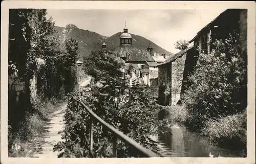 Salins les Bains Riviere derriere les Salines Eglise Notre Dame Liberatrice Kat. Salins les Bains