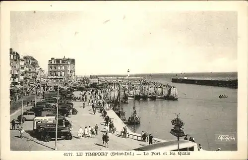 Le Treport Port et les Quais Kat. Le Treport