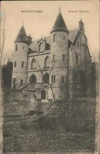 Montataire Chateau Khardys Schloss Kat. Montataire