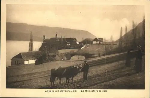 Hautecombe Abbaye Monastere lac vache Kloster See Kuh Kat. Saint Pierre de Curtille