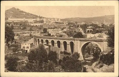 Privas Vue meridionale Viaduc de la route de Chomerac Kat. Privas