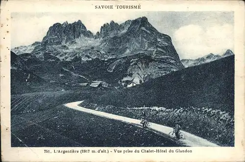Argentiere Haute Savoie Mont Argentiere vue prise du Chalet Hotel du Glandon Kat. Chamonix Mont Blanc