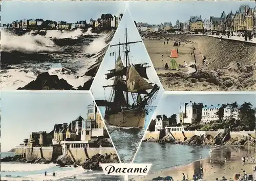 Parame Rochebonne La Digue Plage bateau Kat. Saint Malo