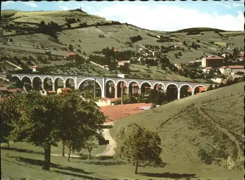 Tarare Vue generale et le Viaduc Chapelle Bel Air Kat. Tarare