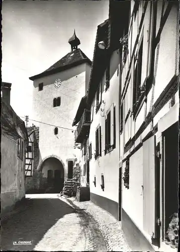 Turckheim Haut Rhin Rue des Vignerons Porte de Munster Kat. Turckheim