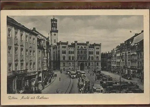 Zittau Markt Rathaus Kat. Zittau