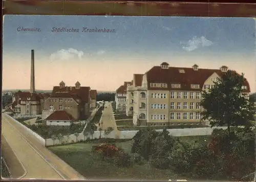 Chemnitz Staedtisches Krankenhaus Kat. Chemnitz