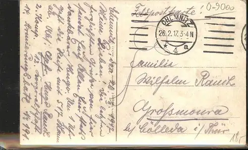 Chemnitz Hauptbahnhof Strassenbahn Kat. Chemnitz