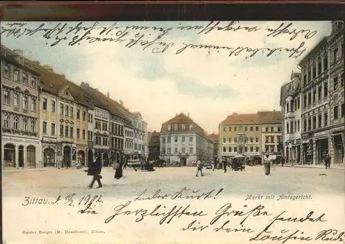 Zittau Markt Amtsgericht Kat. Zittau