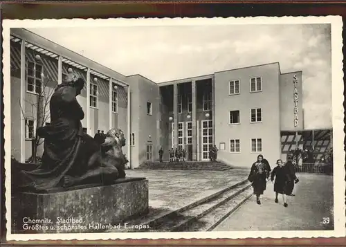 Chemnitz Stadtbad Hallenbad  Kat. Chemnitz