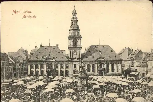 Mannheim Marktplatz Kat. Mannheim