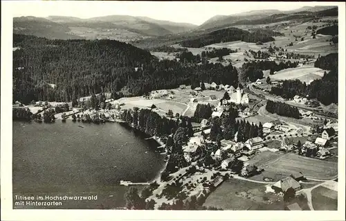 Titisee Fliegeraufnahme Hinterzarten Kat. Titisee Neustadt