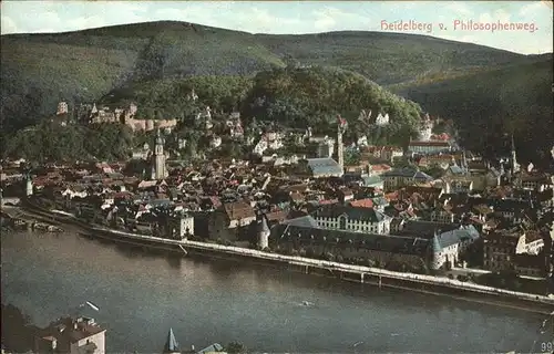 Heidelberg Neckar Philosophenweg Kat. Heidelberg