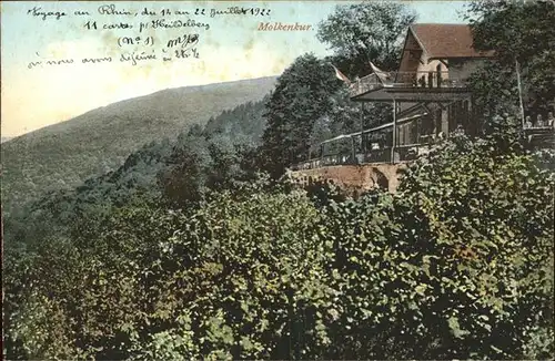 Heidelberg Neckar Molkenkur Gasthaus Kat. Heidelberg