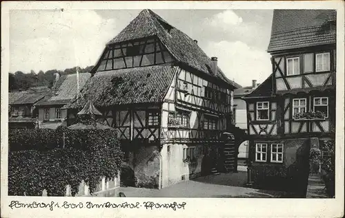 Eberbach Baden Fachwerkhaeuser Kat. Eberbach