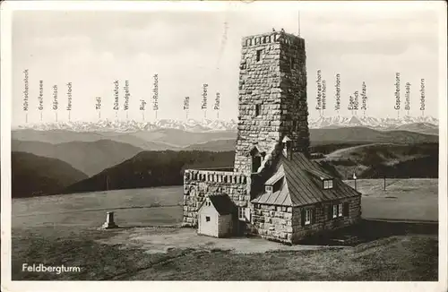 Feldberg Schwarzwald Feldbergturm Kat. Feldberg (Schwarzwald)