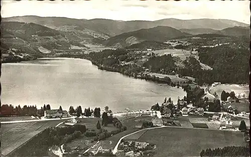 Titisee Fliegeraufnahme Kat. Titisee Neustadt