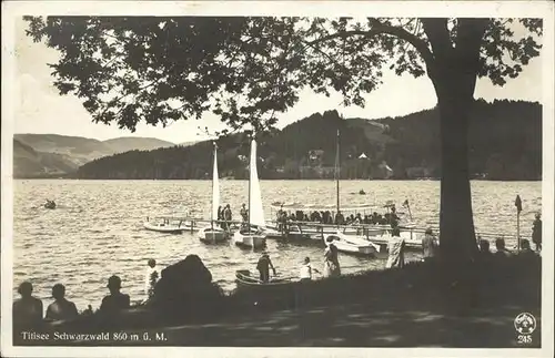 Titisee Bootsanlegestelle Kat. Titisee Neustadt