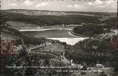 Schluchsee Sperrmauer See Kat. Schluchsee