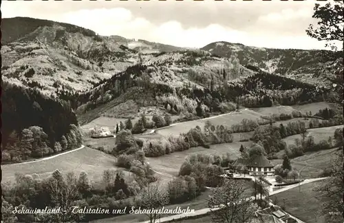 Schauinsland Talstation Schauinslandbahn Kat. Oberried