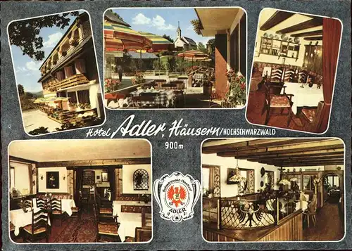 Haeusern Schwarzwald Hotel Adler Preise Kat. Haeusern