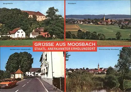 Moosbach Vohenstrauss Burgrewitz Saubersrieth Hauptstr.  Kat. Moosbach