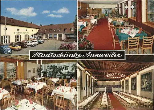 Annweiler Trifels Stadtschaenke Innen Kat. Annweiler am Trifels
