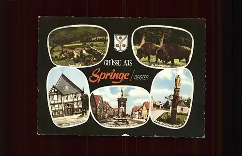 Springe Deister Waldgehege Wappen Jagdschloss / Springe /Region Hannover LKR