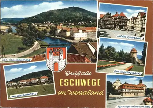 Eschwege Wappen Rathaus Schlosspark Leuchtberg Kat. Eschwege