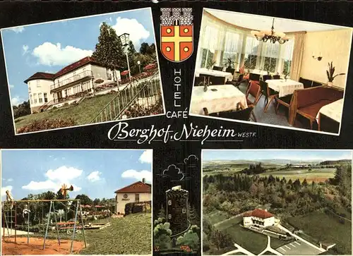 Nieheim Berghof Hotel Fliegeraufnahme Kat. Nieheim