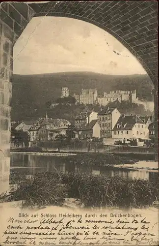 Heidelberg Neckar Brueckenbogen Kat. Heidelberg