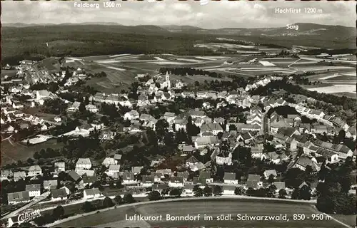 Bonndorf Schwarzwald Fliegeraufnahme Kat. Bonndorf