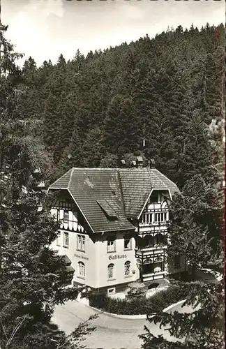 Bonndorf Schwarzwald Gasthof Pension Steinsaege Kat. Bonndorf