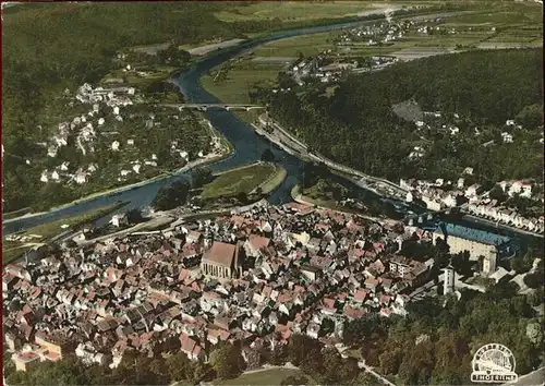 Hann. Muenden Stadt Fliegeraufnahme Kat. Hann. Muenden