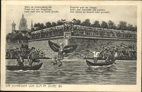 Ulm Donau D r Schneider von Ulm 1811 Kat. Ulm