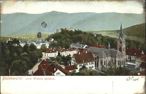 Badenweiler nach Westen Kat. Badenweiler