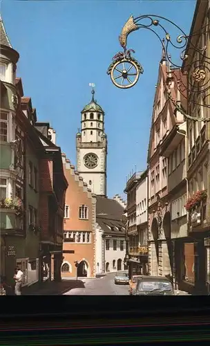 Ravensburg Wuerttemberg Marktstrasse Blaeserturm / Ravensburg /Ravensburg LKR