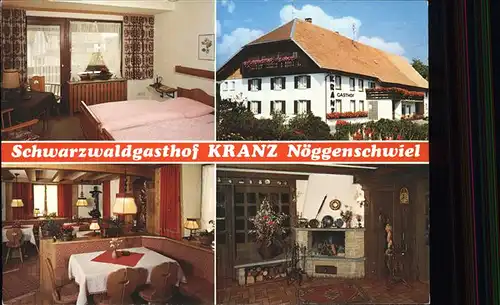 Noeggenschwiel Schwarzwaldgasthof Kranz Kat. Weilheim