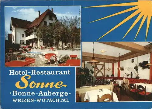 Weizen Hotel Sonne Kat. Stuehlingen