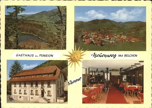 Neuenweg Gasthaus Sonne Kat. Neuenweg