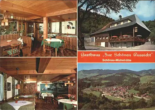 Schoenau Schwarzwald Michelruette Gasthaus Zur Schoenen Aussicht Kat. Schoenau im Schwarzwald