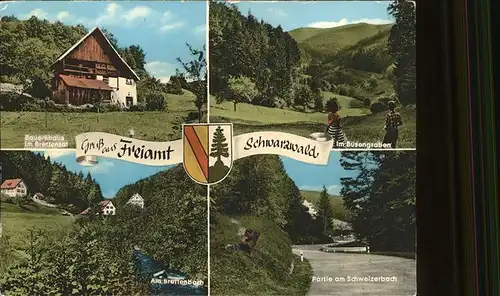 Freiamt Bauernhaus Im Busengraben Am Brettenbach Kat. Freiamt