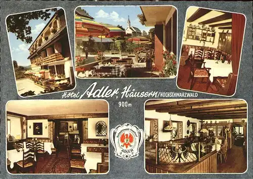 Haeusern Schwarzwald Hotel Adler Kat. Haeusern