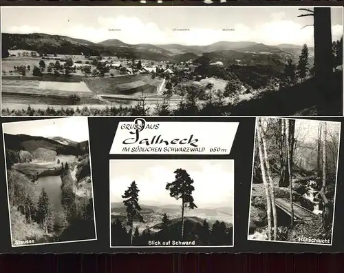 Sallneck Blausee Hoellschlucht Schwand Kat. Sallneck